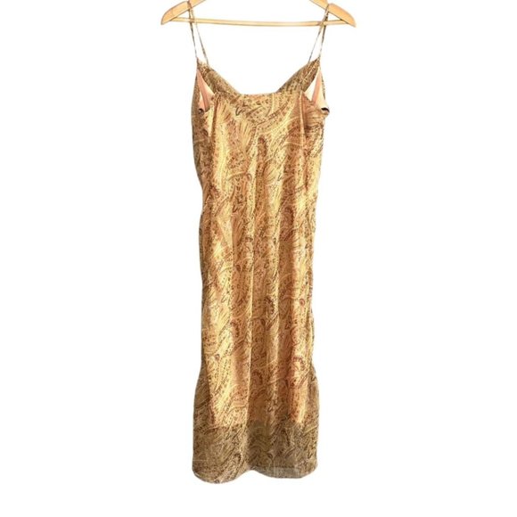 F21 Chiffon Ornate Slip Dress - Picture 2 of 3